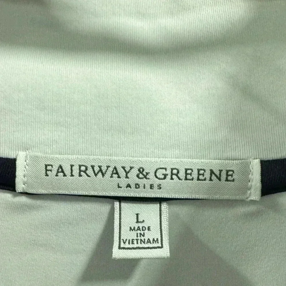 Fairway & Greene Ladies Quarter Zip,‎ Size Large, Navy, Golf Attire, Pullover - Picture 3 of 5